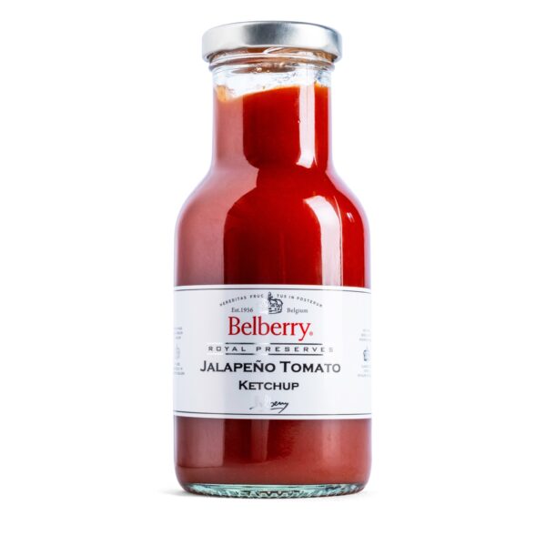 BB KETRS910.jpg Jalapeño Tomato Ketchup – Belberry – Case (6 x 8.45 fl oz)