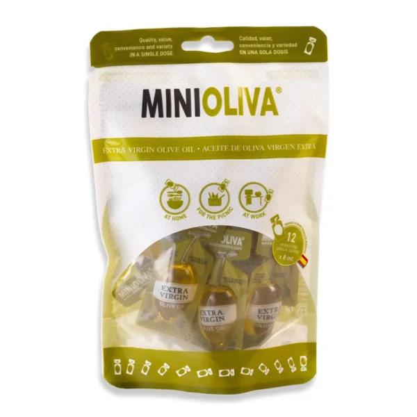 DOYPACKAOVE0012FBL Extra Virgin Olive Oil Single Serve – Case (12 x 12 units Doypack)
