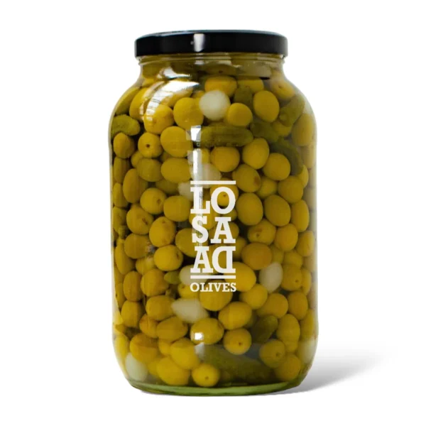 LOS B MIX CEB Cebollita Olive Mix – Losada – Case (4 x 1 Gal)