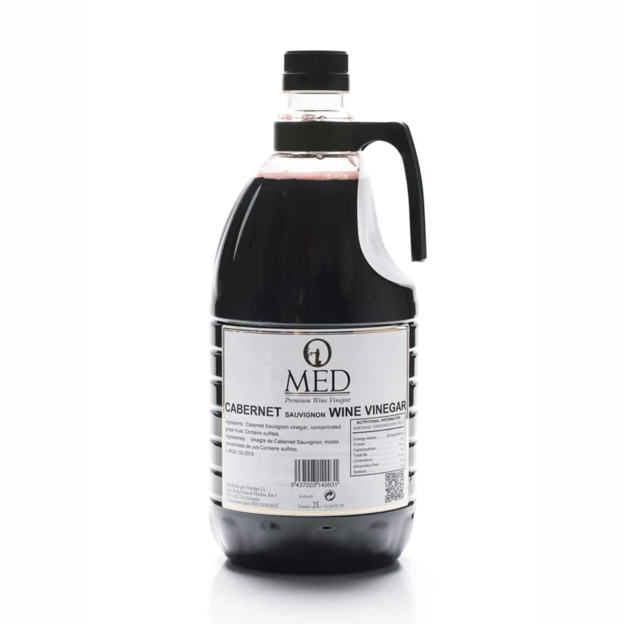 O VIN 2L CAB 1 Cabernet Sauvignon Vinegar – O-MED – Case (6 x 67.6 oz)