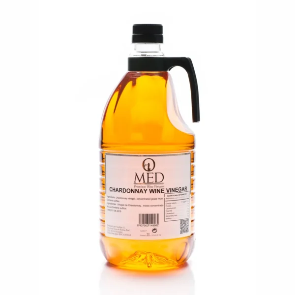 O VIN 2L CHAR 1 Chardonnay Wine Vinegar – O-MED – Case (6 x 67.6 oz)