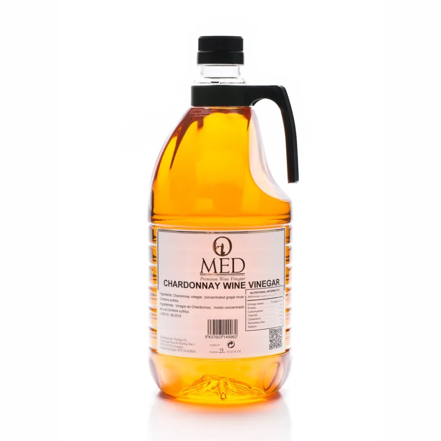 O VIN 2L CHAR 1 Chardonnay Wine Vinegar – O-MED – Case (6 x 67.6 oz)