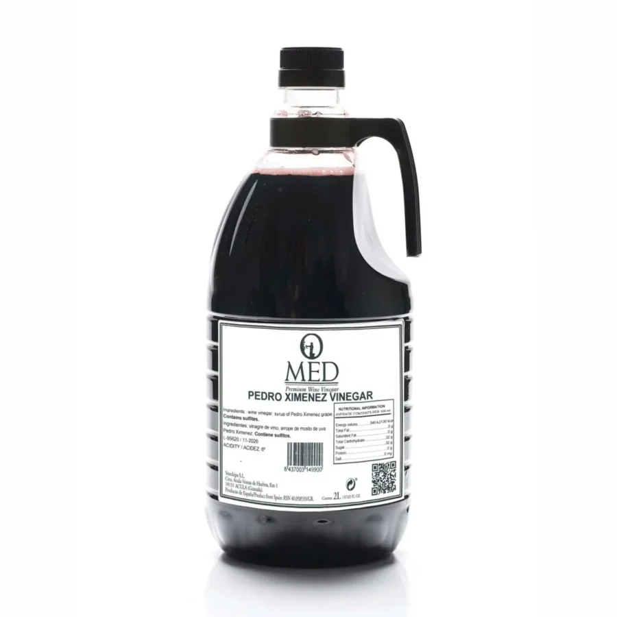 O VIN 2L PX 1 Pedro Ximénez Vinegar – O-MED – Case (6 x 67.6 oz)