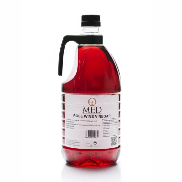 O VIN 2L ROS 1 Rosé Wine Vinegar – O-MED – Case (6 x 67.6 oz)