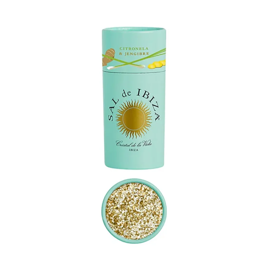 Granito Lemongrass & Ginger Sea Salt – Sal de Ibiza – Case (12 x 3.5 oz)