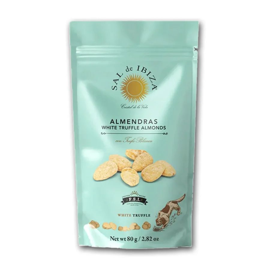 SDI NUT ALMWT 1 White Truffle Almonds – Sal de Ibiza – Case (8 x 2.82 oz)