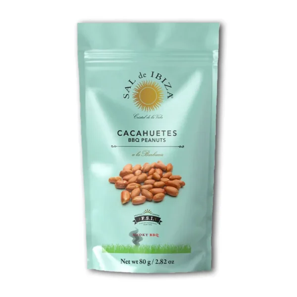 SDI NUT PEANTSBBQ 1 BBQ Peanuts – Sal de Ibiza – Case (8 x 2.82 oz)