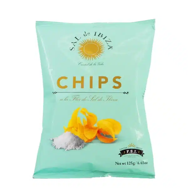 Sal de Ibiza Chips Fleur de Sel Big Potato Chips Fleur de Sel - Sal de Ibiza - 4.4 oz