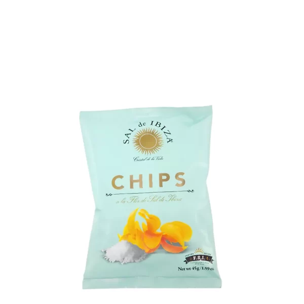 Sal de Ibiza Chips Fleur de Sel Small Potato Chips Fleur de Sel – Sal de Ibiza – 1.6 ozoz