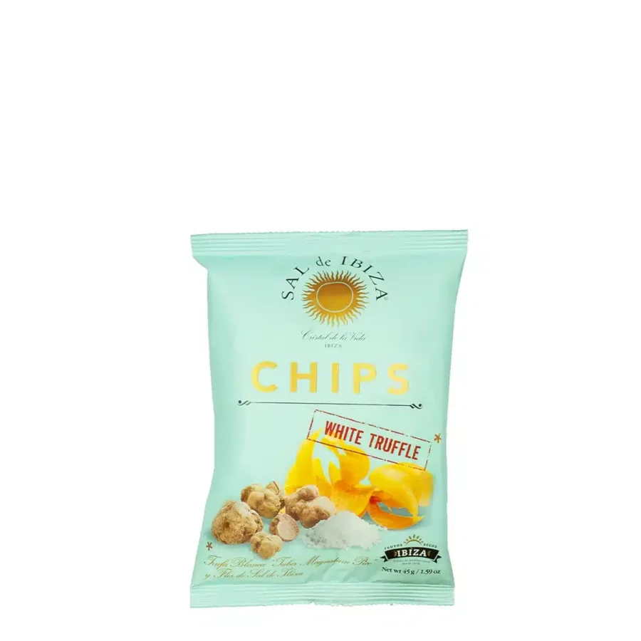 Sal de Ibiza Chips White Truffle Small Potato Chips White Truffle - Sal de Ibiza - 1.6 oz