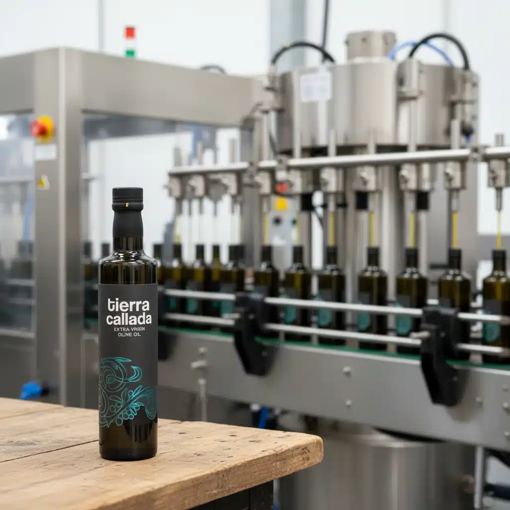 Tierra Callada olive oil bottling